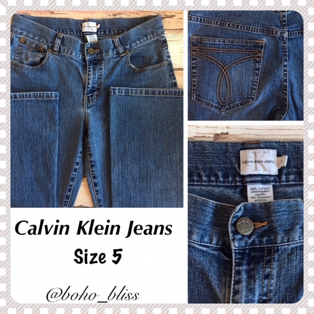 CALVIN KLEIN | Bootcut Jeans 5 Tall Long EUC